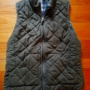 Olive Green Puffy Vest